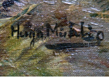 Hugo Mühlig Signatur Hugo Mühlig Signatur